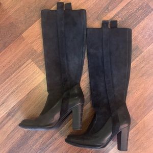 Frye Tall Leather/Suede Boots